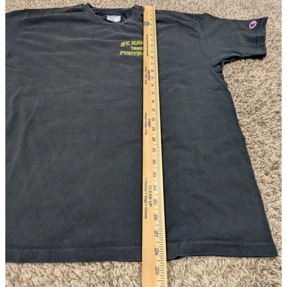 Vintage 90s Champion T-Shirt Mens XL Black Saint Xavier Louisville Made In USA - Picture 7 of 7